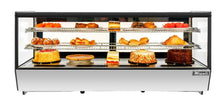 Load image into Gallery viewer, Migali 60” Wide Counter-Top Straight Glass Display Case Refrigerator