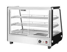 Load image into Gallery viewer, Migali 34" Wide Heated Counter-top Display Case, Straight Glass, Rear Sliding Doors
