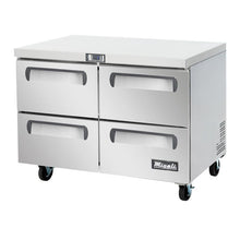 Load image into Gallery viewer, Migali C-U48R-D-HC, 48″ Under-counter &amp; Work Top Refrigerator with Drawers