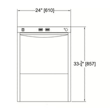 Load image into Gallery viewer, American Dish Service Under Counter HUB-40 DISH MACHINE