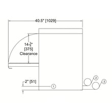 Load image into Gallery viewer, American Dish Service Under Counter HUB-40 DISH MACHINE