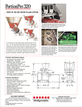 Load image into Gallery viewer, The Hollymatic PortionPro 320 Hydraulic Forming and Portioning Machine