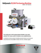 Load image into Gallery viewer, The Hollymatic R2200 Self Feeding Portion Machine