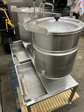 Load image into Gallery viewer, Cleveland KET-12 Twin Electric Kettles With Pouring Stand Refurbished!