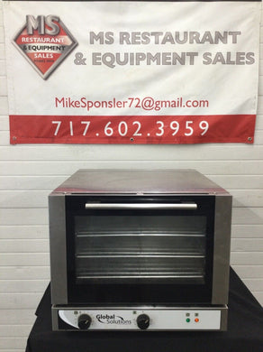 Global Solutions EKFA-312S, Electric Countertop 1/2 Pan Conv Oven Works 115v 1Ph
