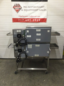 Lincoln Impinger 1132 Electric 208v/3ph Double Stack 18” Conveyor Pizza Oven