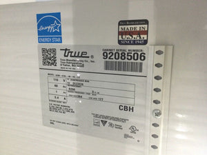 True GDM-41SL-60-HC-LD 47” Two Section Glass Door Merchandiser, (2) Sliding Door