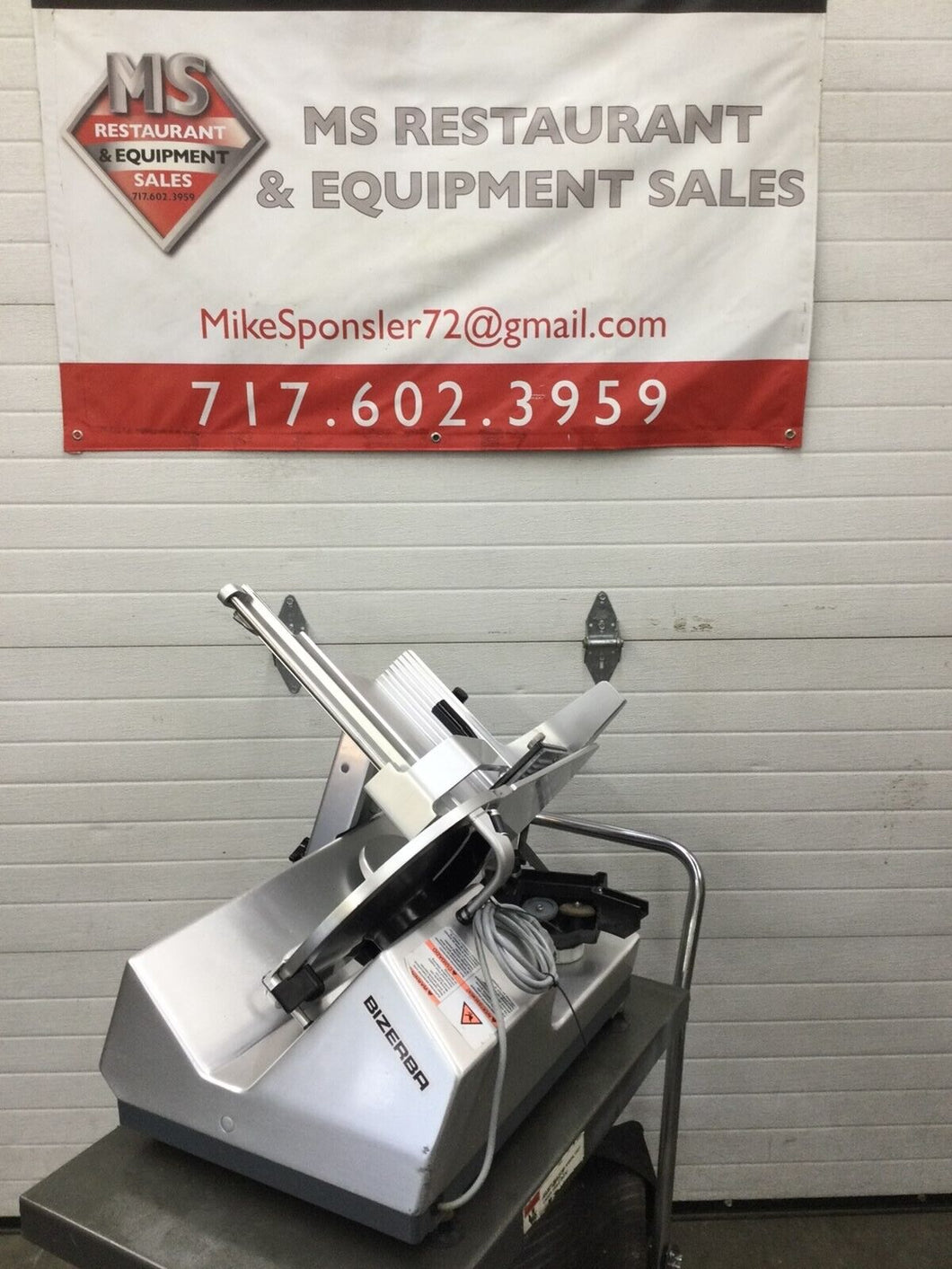 Bizerba GSPHD 2014 Automatic Deli Slicer w/ Sharpener Tested and Working!