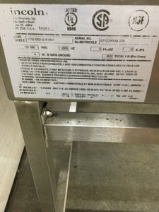 Lincoln Impinger 1132 Electric 208V/3ph Double Stack 18” Conveyor Pizza Oven