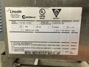 Lincoln Impinger 1132 Electric 208v/3ph Double Stack 18” Conveyor Pizza Oven