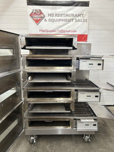 Lincoln 1132 Triple Stack 3ph 208v Electric Conveyor Oven Fully Refurbished