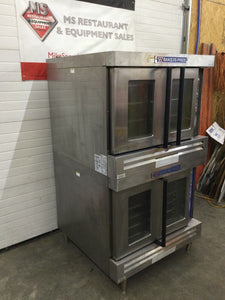 Bakers Pride BCO-G1 Double Stack Convection Oven Natural Gas Refurbished