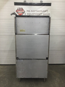 IMPERIAL IR-6 / IRSB-36 ON TOP, 36" 6 BURNER GAS RANGE/OVEN/SALAMANDER BROILER