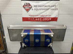 Winholt 10’ 3 Comp. Sink W/ 2 DRBD & 2 Shelves W/ Fixtures NEW
