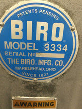 Load image into Gallery viewer, Biro 3334 Meat Band Saw Fully 3hp, 3ph 16” Wheel Refurbished &amp; Working! Condition: Used