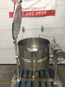 Cleveland KDL40T 40 Gal. Steam Kettle Manual Tilt 2/3 Jacket Direct Steam