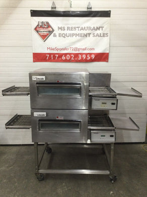 Lincoln Impinger 1132 Electric 208v/3ph Double Stack 18” Conveyor Pizza Oven