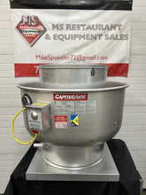 Load image into Gallery viewer, Captive Aire Systems DU85HFA High Speed Roof Mounted Restaurant Exhaust Fan Test