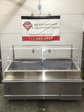 Load image into Gallery viewer, Traulsen TD078HT-1 Stainless Steel 78” Seafood Display Case With Casters