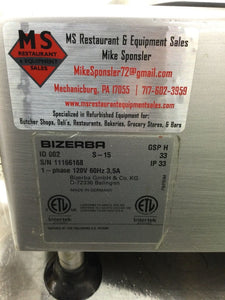 Bizerba GSP H 2015 Refurbished Deli Slicer Tested and Working!