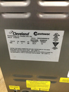 Cleveland 21CET8 (3) Pan Convection Steamer - Countertop 208v 3ph