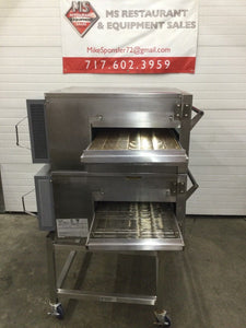 Lincoln 1132 Double Stack 18” Conveyor Pizza Oven Refurbished!