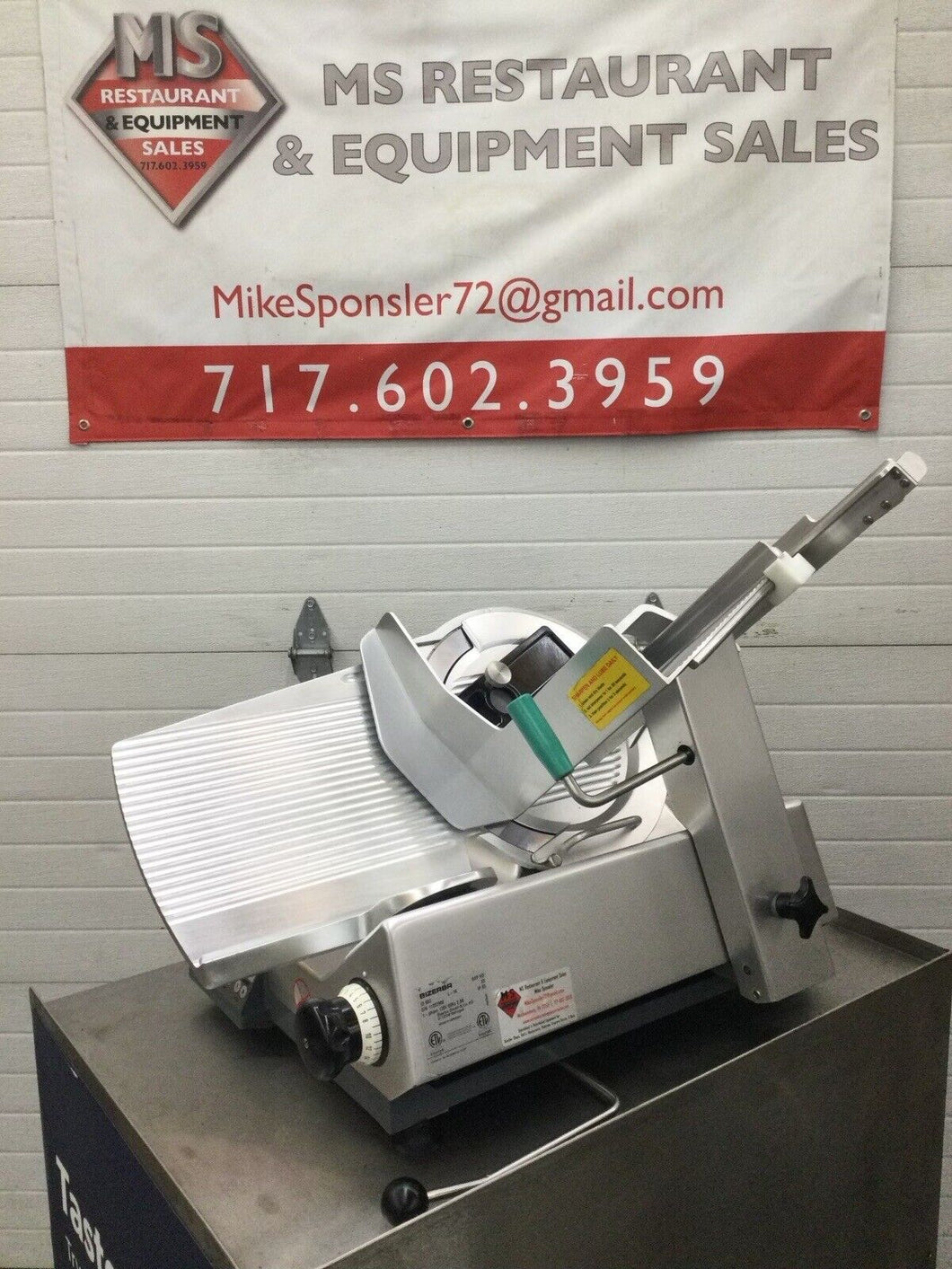 Bizerba GSPHD 2016 Deli Slicer Tested Works Great