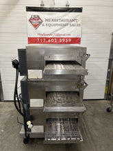 Load image into Gallery viewer, Lincoln 1132 Triple Stack 3ph 208v Electric Conveyor Oven Fully Refurbished