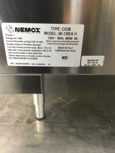 NEW S&D Nemox Gelato 6K CREA 5.4 Qt Air Cooled Countertop Gelato Machine