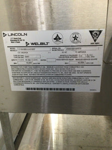 2020 Lincoln Impinger 1116 Nat. Gas Conveyor Pizza Oven Tested & Working