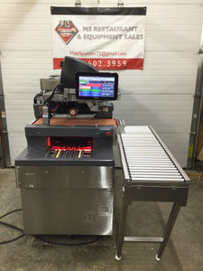 Hobart NGW1 Left -To-Right Automatic Wrapping W/Integrated Scale & Label Applier