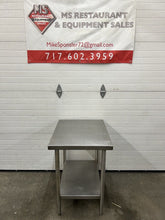 Load image into Gallery viewer, Winholt DTS 2430 16 Ga. Stainless Steel Table W/ SS Under Shelf 24x30x33