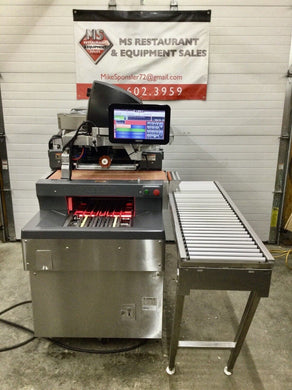 Hobart NGW Automatic Wrapping Station Fully Refurbished W Roller Table