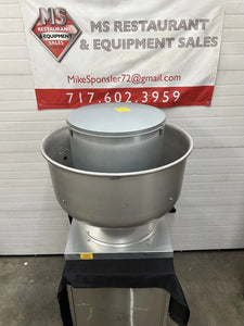 Captive Aire Systems DU85HFA High Speed Roof Mounted Restaurant Exhaust Fan Test