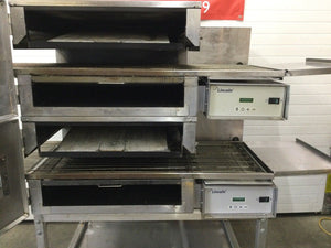 Lincoln Impinger 1132 Electric 208v/3ph Double Stack 18” Conveyor Pizza Oven
