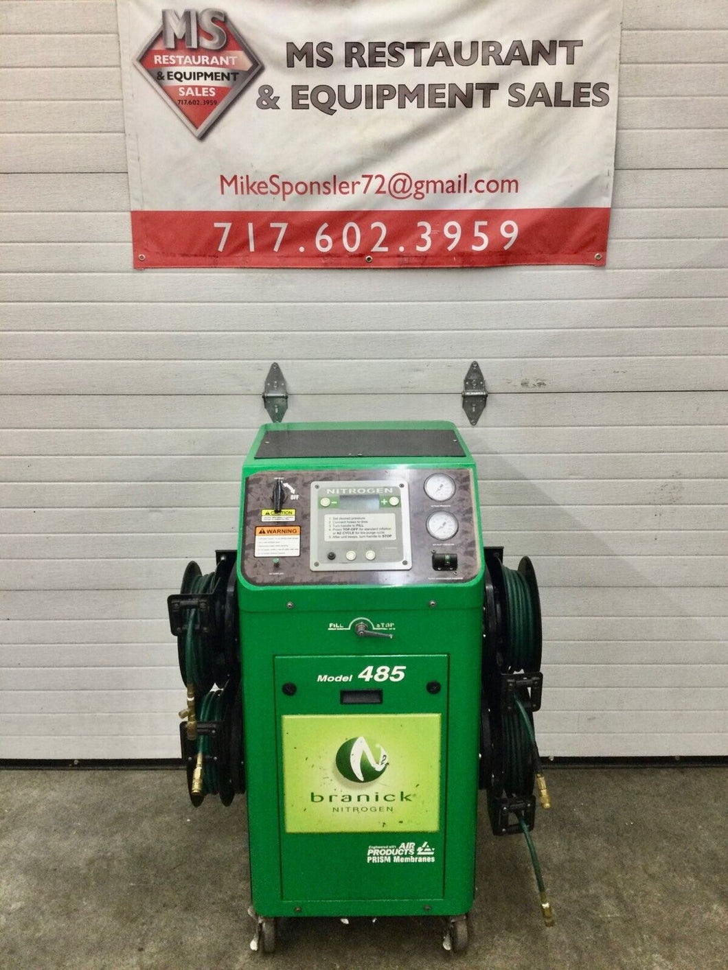 Branick Tire Inflation System 175 psi Max Op Air Pressure, 150F Max Op Temp,