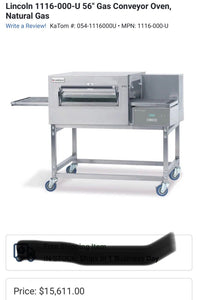2020 Lincoln Impinger 1116 Nat. Gas Conveyor Pizza Oven Tested & Working