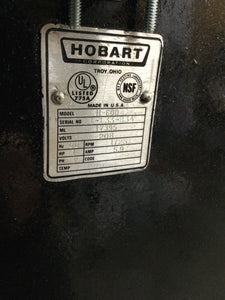 Hobart H600 600QT Mixer W/ Wire Whip, Flat Beater, Dough Hook, Bowl & Bowl Truck