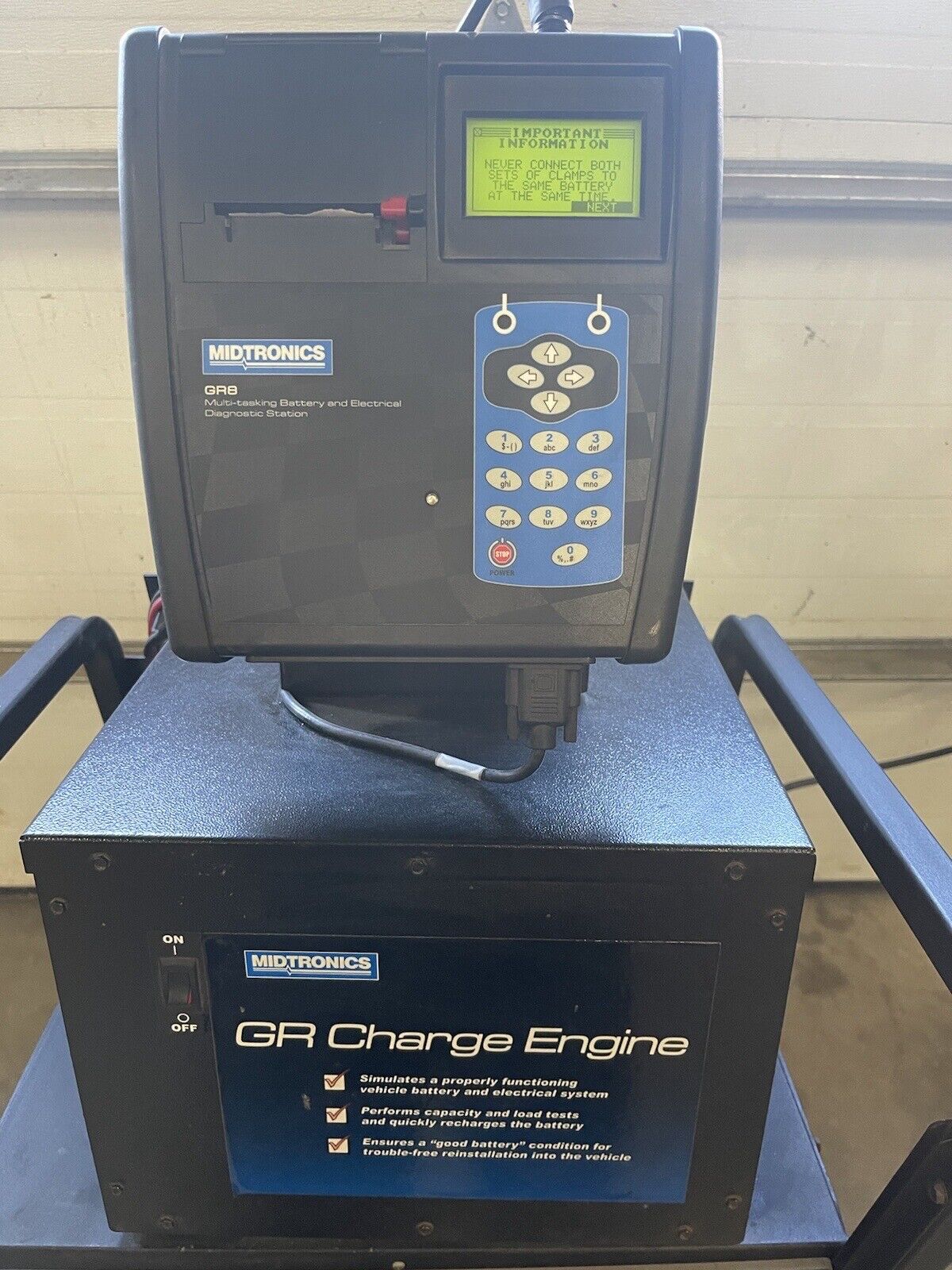 Midtronics Incharge Midtronics GR8-B Diagnostic Battery Charging Station EXP-1200 – MS ...