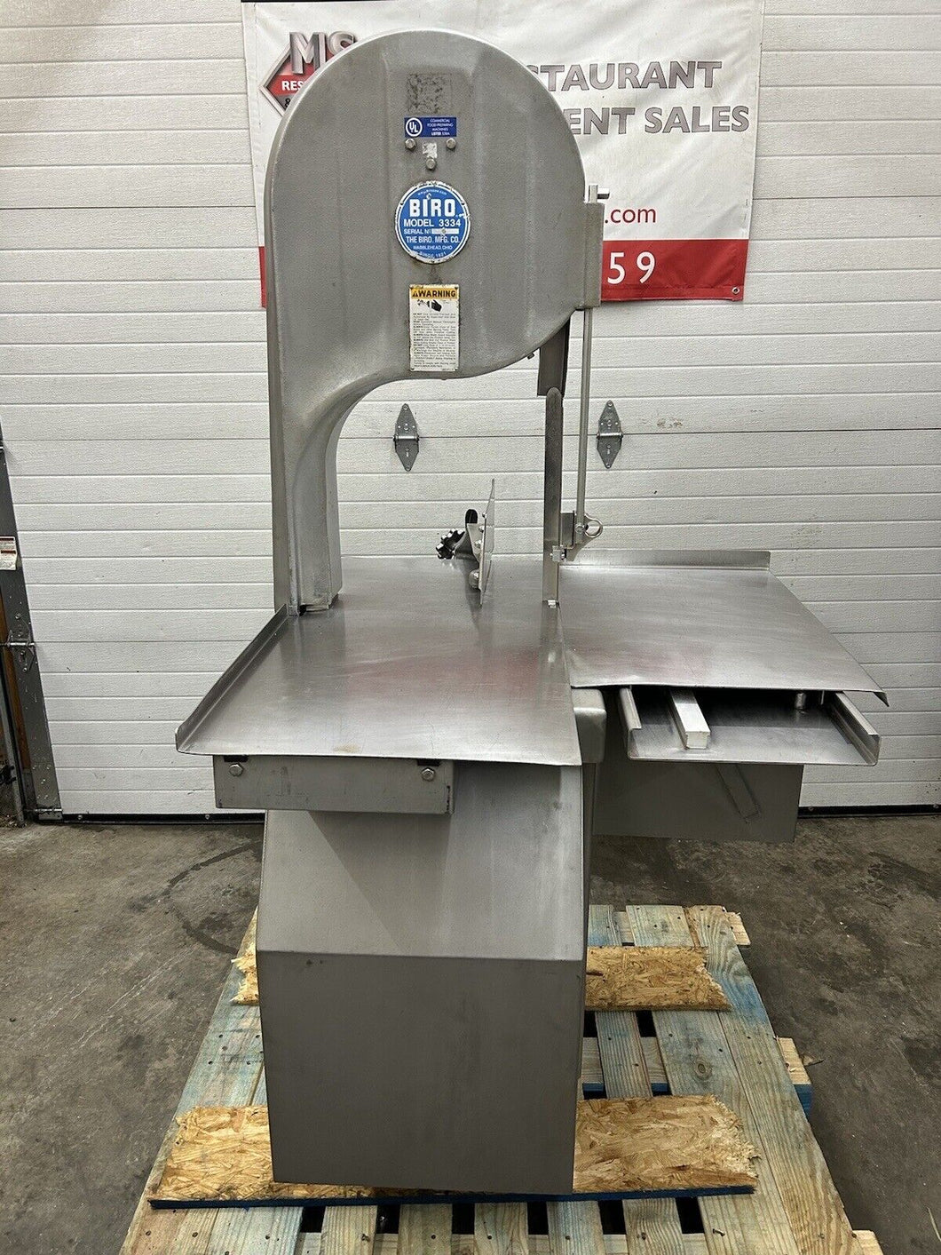 Biro 3334 Meat Band Saw Fully Refurbished Tested Working