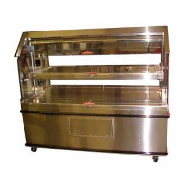 Custom Deli’s DILW6H, 2 Tier Heated Merchandiser New in Crate