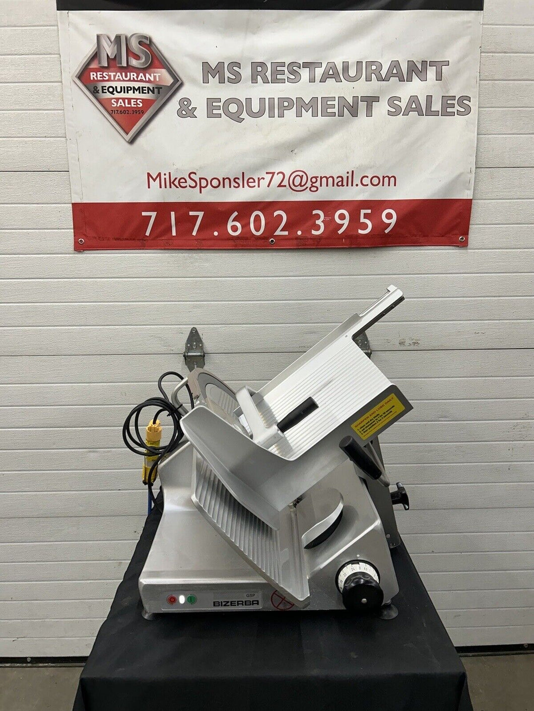 Bizerba GSP H 2011 Manual Deli Slicer Fully Refurbished