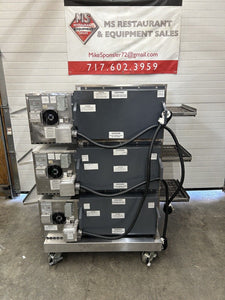 Lincoln 1132 Triple Stack 3ph 208v Electric Conveyor Oven Fully Refurbished