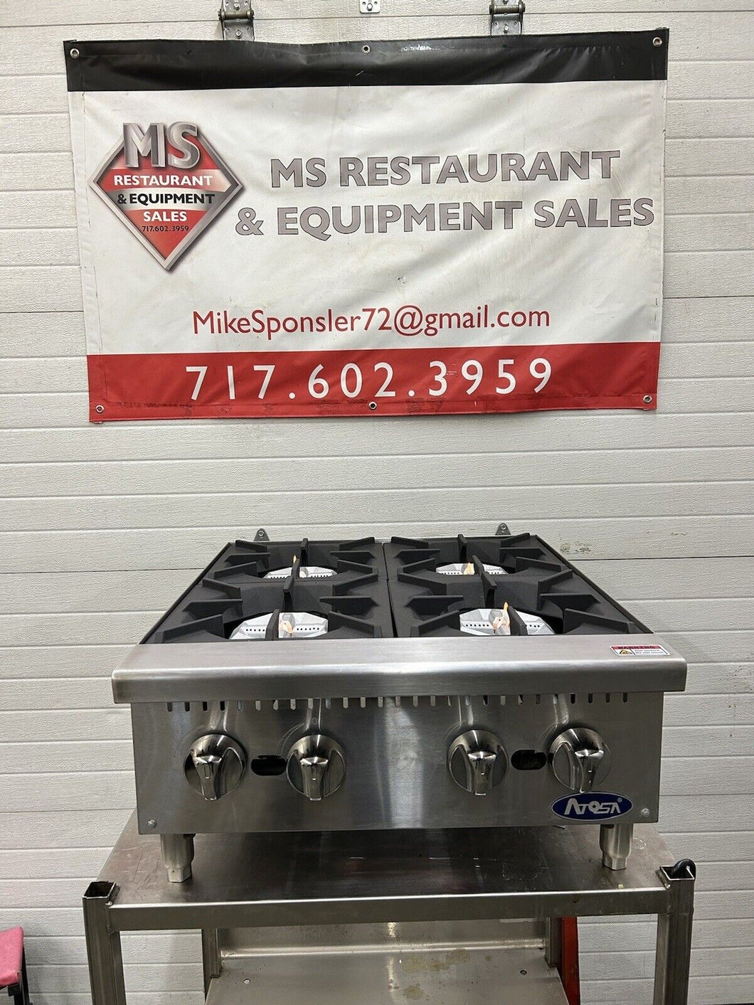 ATHP-24-4 Heavy Duty 24” Countertop Range (Hot Plates) 4 Burner Refurbished