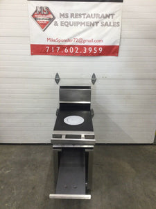 Commercial 18” French Top 1 Burner Nat. Gas Range Refurbished, Tested & Working