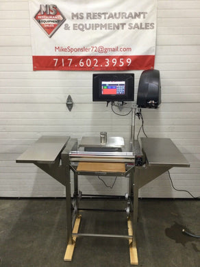 Hobart HTi Hand Wrap HWS-4 Station, EPCP-5i Console, EPP3 Printer W/ Scale