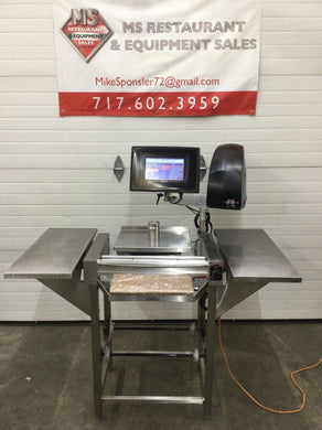 Hobart HTi Hand Wrap HWS-4 Station, EPCP-5i Console, EPP3 Printer Scale