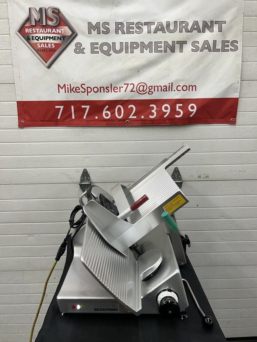 Bizerba GSPH 2017 Manual Deli Slicer Fully Refurbished & Working