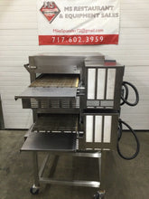 Load image into Gallery viewer, Lincoln 1132 Double Stack 18” Conveyor Pizza Oven Refurbished!