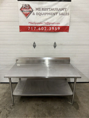 QualServ Stainless Steel Table W/ Under Shelf